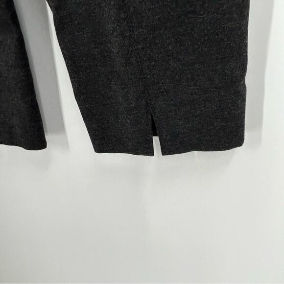 J. Jill Gray Ponte Knit Slim Leg Pants Size Large Elastic Waist - Picture 4 of 6